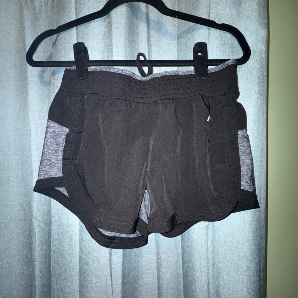 Head Black Athletic Shorts with Grey Panels